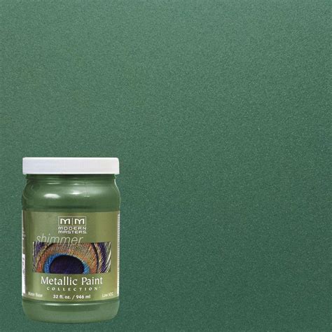 metallic house paint green|metallic wall paint home depot.